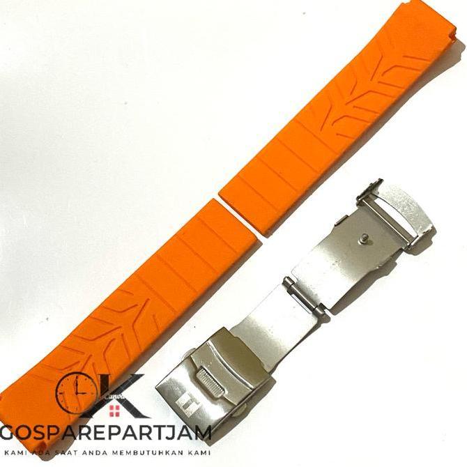 Clock- Strap Tali Jam Tangan Karet Rubber Untuk Tissot T Race Moto Gp