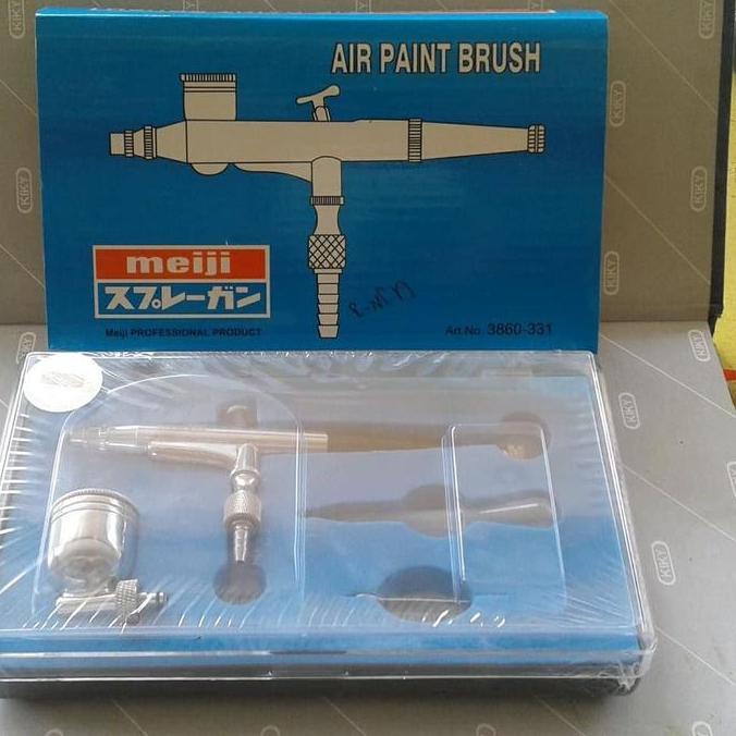 pen brush MEIJI tabung samping mini spray gun air brush double action