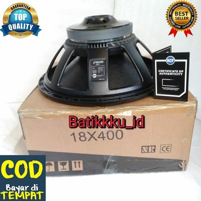 Speaker Komponen RCF LF18X400 LF 18 X 400 GRADE A 18 INCH