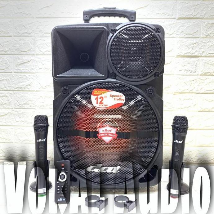 Speaker Bluetooth 12 Inch Speaker Portable Wireless DAT DT 123 Orina