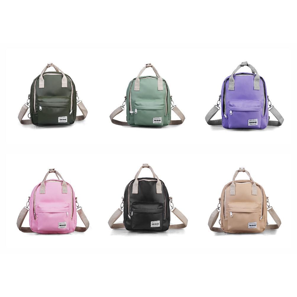 VALUE PACK 491zas Candy Mini Backpack 3 in 1 - 491zas Tas Mini Selempang Ransel Wanita Serbaguna