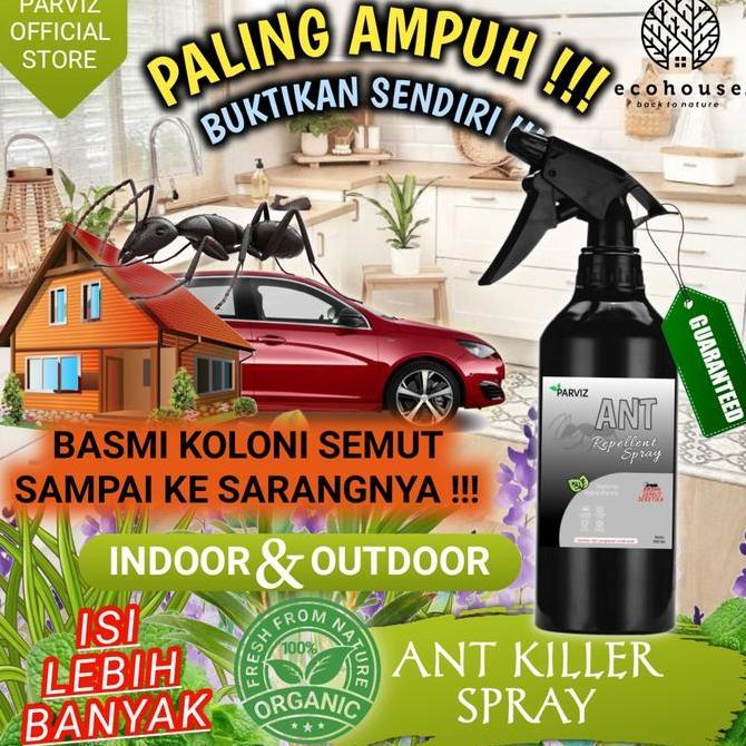 ANTI SEMUT MOBIL RUMAH RACUN PENGUSIR SEMUT ALAMI SPRAY PARVIZ