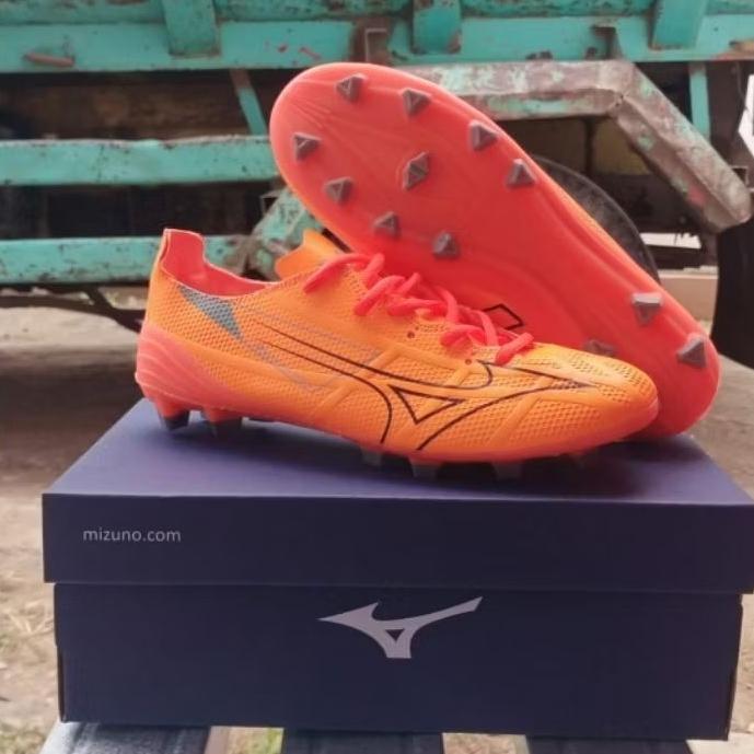 BEST DEALS Sepatu Bola Mizuno Rebula Pink Putih Kualitas Premium Grade Ori Bisa COD