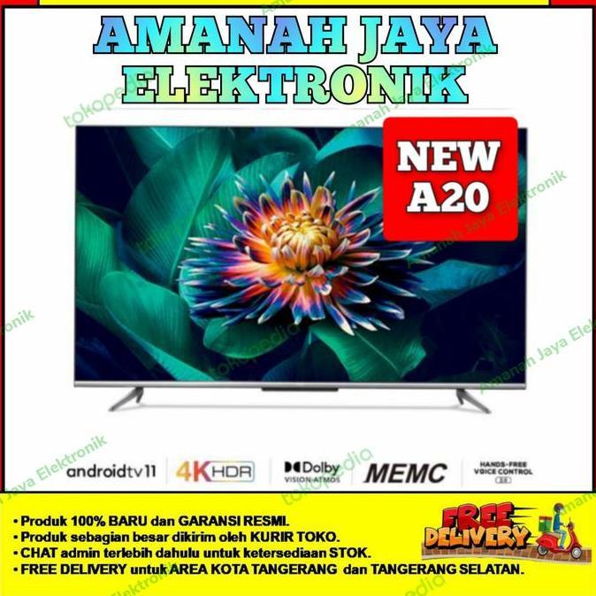 (Best) TCL 50A20 Android TV 50 inch Android 11.0 UHD 4K | TCL A20 DOLBY ATMOS