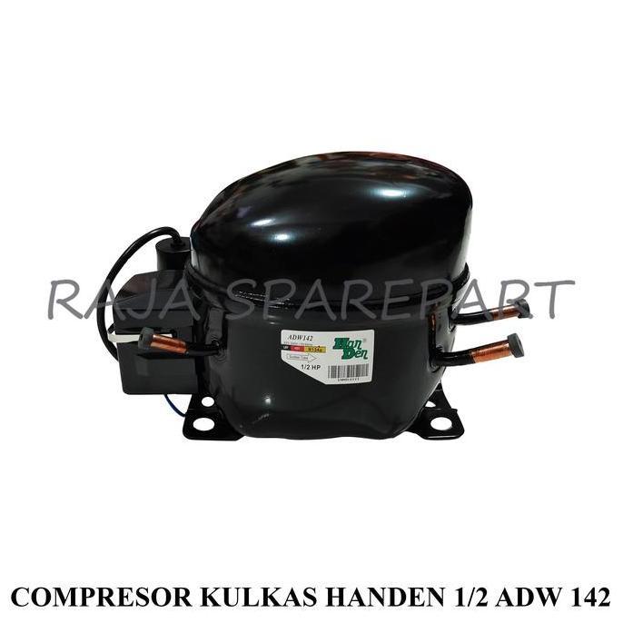 KOMPRESOR/COMPRESOR KULKAS HANDEN 1/2 ADW 142 (HARGA TERMASUK PACKING KAYU) SGA27