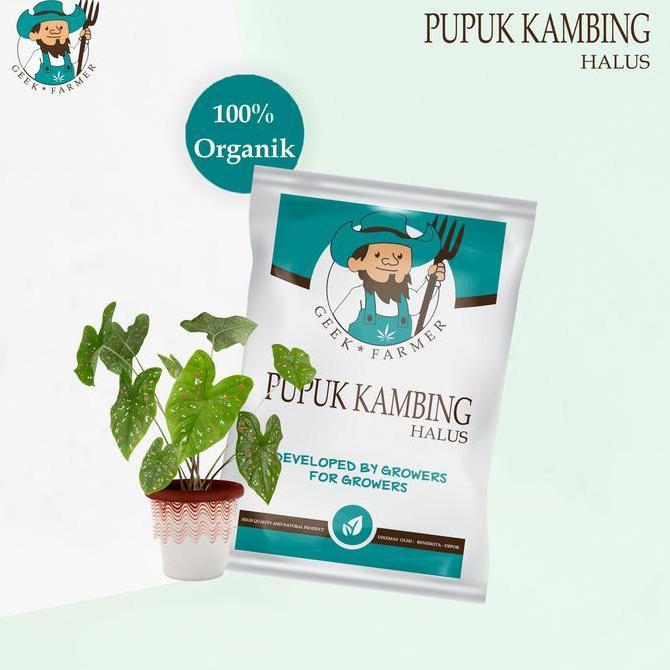 MURAH BERKUALITAS Geek Farmer - Pupuk Organik Kandang Kambing Halus