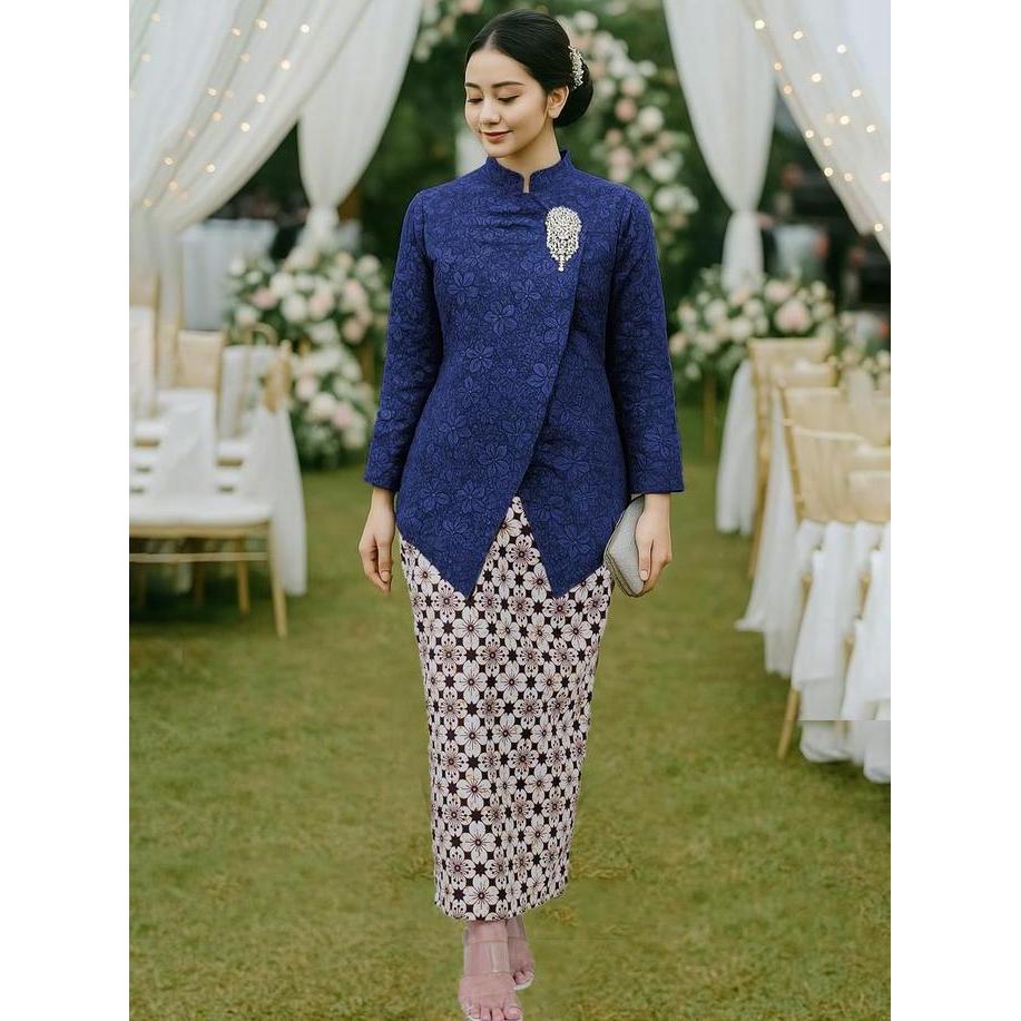 PROMO NuBatik - Tren Terbaru 2026 Kebaya Janggan Model Kancing Depan Classy Look Busui Friendly Mode