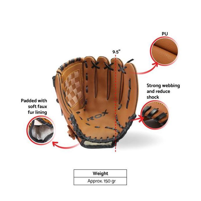 Sarung Tangan Softball Baseball ROX