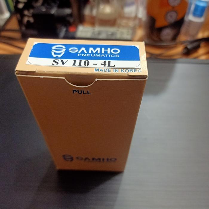SOLENOID VALVE SAMHO PNEUMATIC SV110 - 02 VOLT 24DC / 220VAC ORIGINAL DAN TERPERCAYA