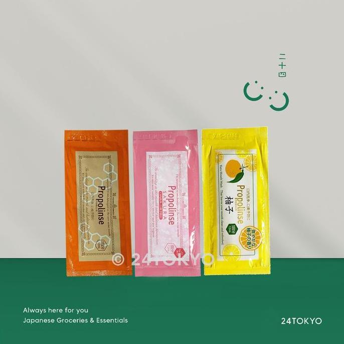 Dente - 24Tokyo - [Original Japan] Obat Kumur Propolins Jepang Mouthwash Bau Mulut Pemutih Gigi Okuc