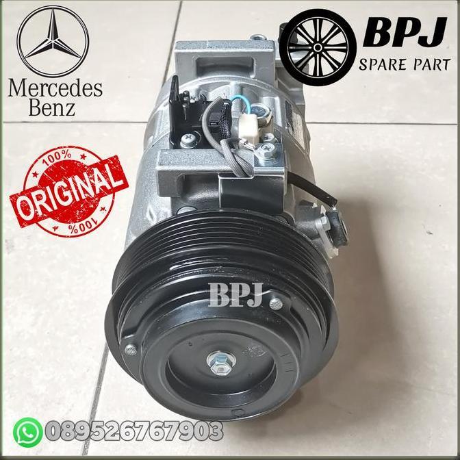 Compressor Kompresor AC Mercy C180 W202 1994 Kaki 4 ASLI ORI DENSO
