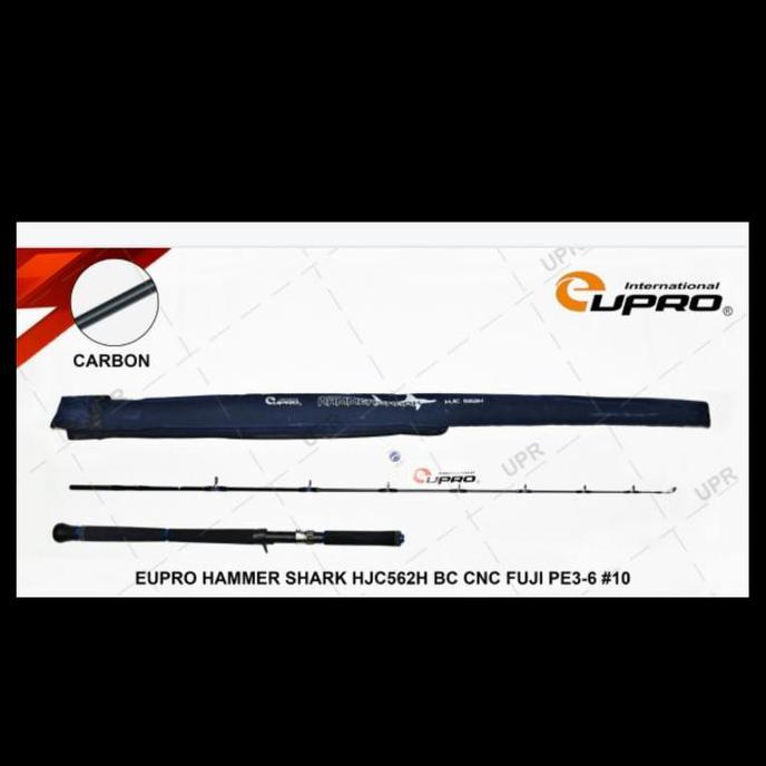 joran eupro hammershark 562 165 cm joran jigging tanduk overhead