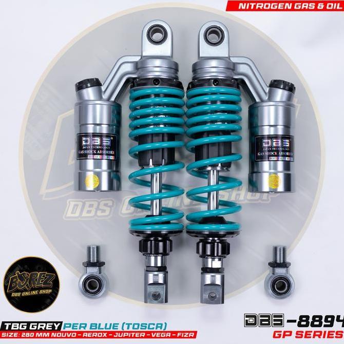 SHOCK DBS 8894-280MM GP SERIES SEMUA MOTOR MATIC MAUPUN BEBEK DAN MOTOR SPORT UNTUK DOUBLE SHOCK.