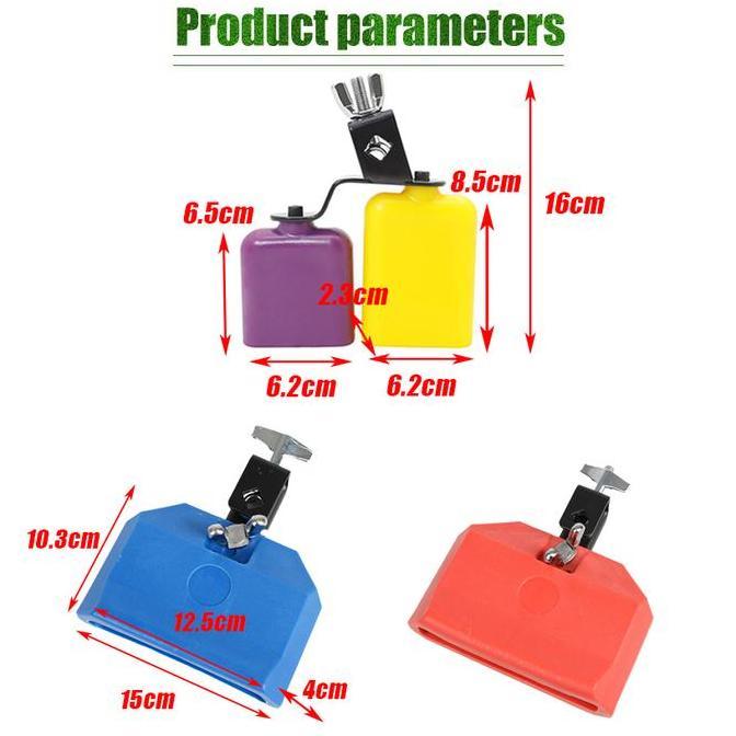 Cowbell Drum Perkusi Latin Percussion Cow Bell Aksesoris Drum Perkusi