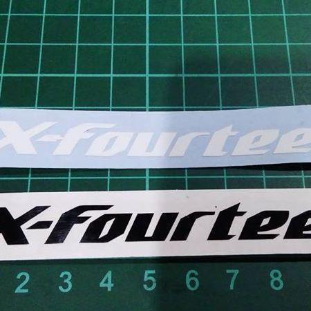 Promo Cutting Sticker X-Fourteen 10Cm X14 Shoei Cod