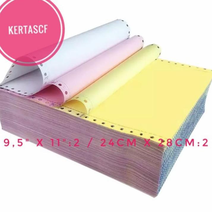 Kertascf Kertas Continuous Form 3Ply Ukuran A4:2 Printer Dotmatrix