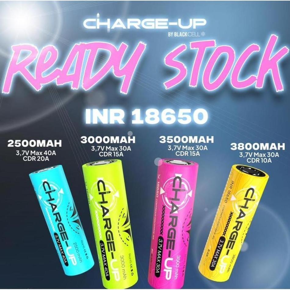 Baterai 18650 Blackcell Charge Up