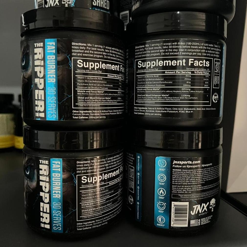 Jnx The Ripper 30 Servings Fat Burn Plus Pre Workout Shadow Curse 30Servings Fatburn Bakar Lemak Ene