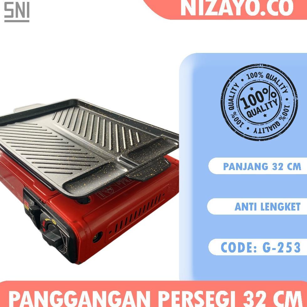 Panggangan Persegi Td Original - Alat Bakar Bakso Sosis Serbaguna Praktis