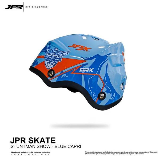 Helm JPR SKATE Stuntman Show - Blue Capri
