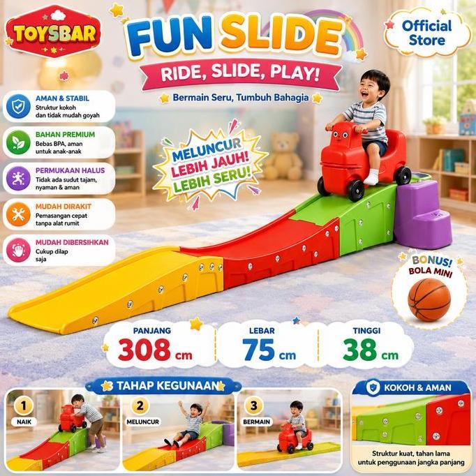 Mini Roller Coaster Anak H2301 Mainan Playground Seru & Aman untuk Bermain