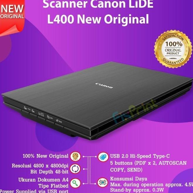 Scanner Canon Canoscan Lide 400 Lide 300 Flatbed Scanner