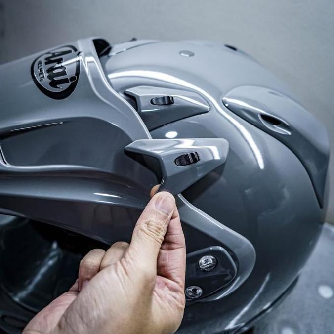 ARAI TDF DUCT-3 SET Modern Grey 4965 Ventilasi atas untuk helm tipe Astro TR  SZ-F SZ-Light CTZ dan 