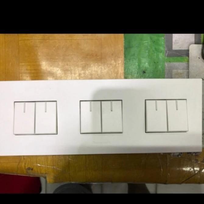 saklar sakelar panasonic 6gang 6 gang 6 switch grid switch inbow