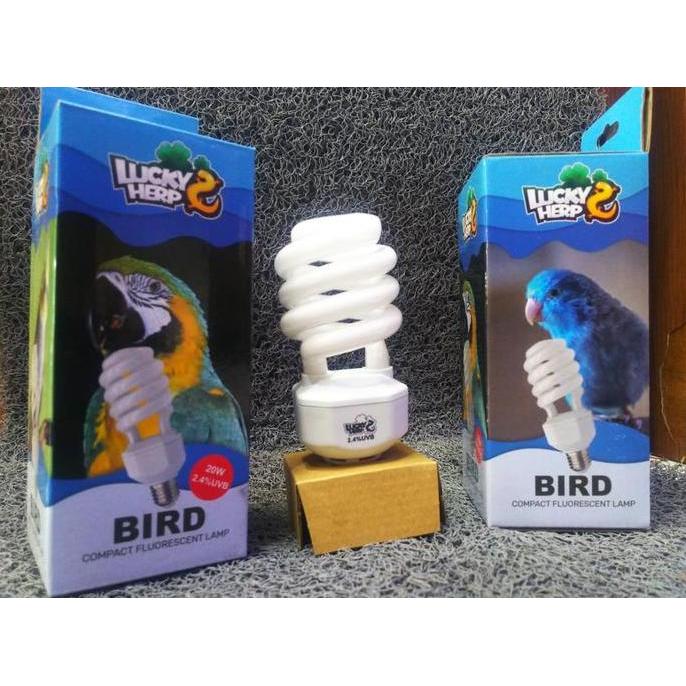 LUCKY HERP BIRD LAMP 2.4% UVB 20W - LAMPU BURUNG