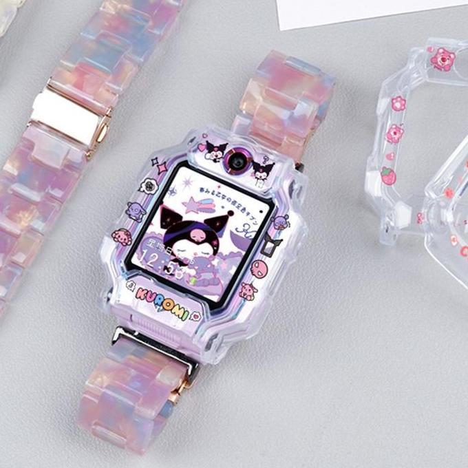 DAXZI Imoo Watch Phone Protection Case Z1/Z1y/Q1/Q1y Tpu Bahan Transparent Printing Sanrio Print Unt