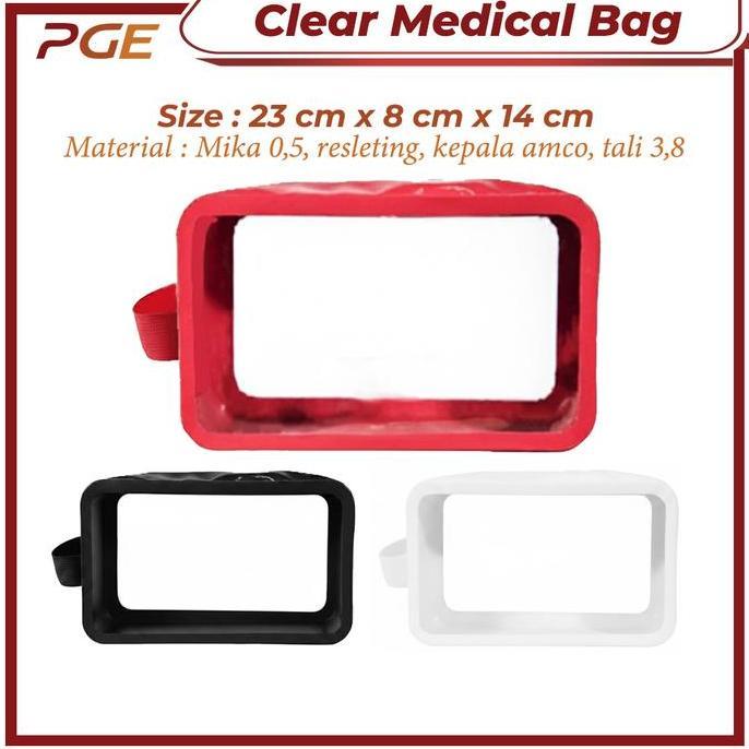 Clear Cosmetic Bag PVC Mika Transparant Tas Pouch Travel Kosmetik