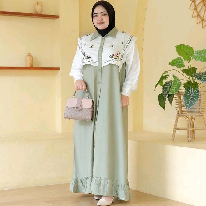 Arsy- Gamis Jumbo Ld 130 Ld 140 Cm (Gamis Humaira)