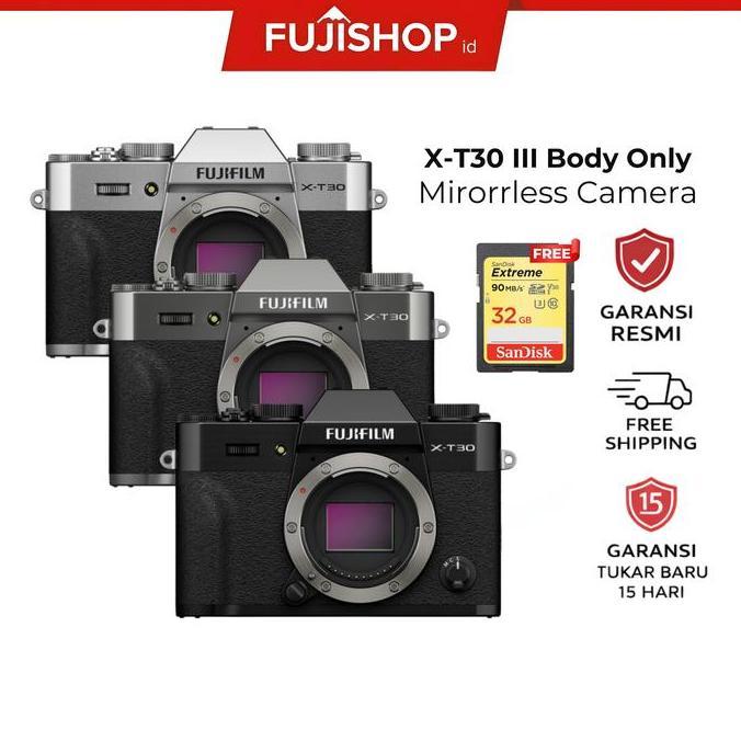Fujifilm XT30 III Body Only Mirrorless Camera / Fujifilm X-T30 III XT30 Mark III /  Fujifilm X-T30 I