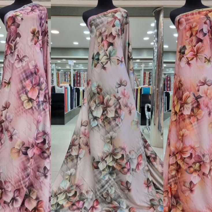 Kain Sutra Motif Silk Italian Ori