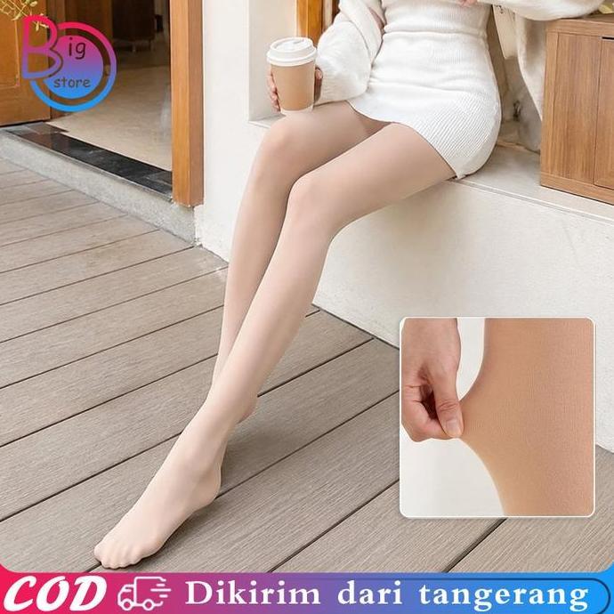 HERBONE Bare Leg like through stocking Terlihat seperti kulit kaki asli Stocking Winter Tebal