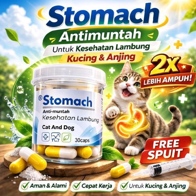 OBAT ANTI MUNTAH KUCING DAN ANJING OBAT ANTI MUNTAH PETCARE MEDICAT