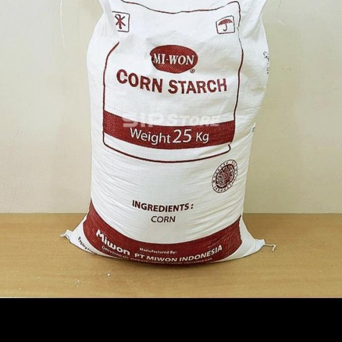 Yuks- Corn Stach Maizena Merk Miwon 25Kg