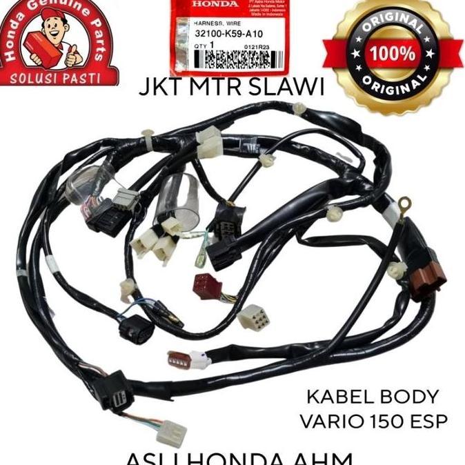 32100-K59-A10 harness wire K59-A10 kabel body assy vario 150 f1 2015-2017 vario 150 pertama, kabel E
