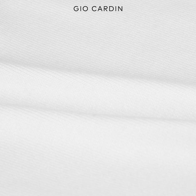 GIO CARDIN - GIO CARDIN - Baju Pria Kelvin Quarter Zip Sweater Knit White