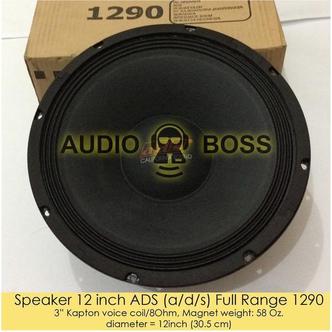 Promo Speaker Ads Full Range 12 Inch 1290 - Speaker Ads 12" Full Range 1290 Cod