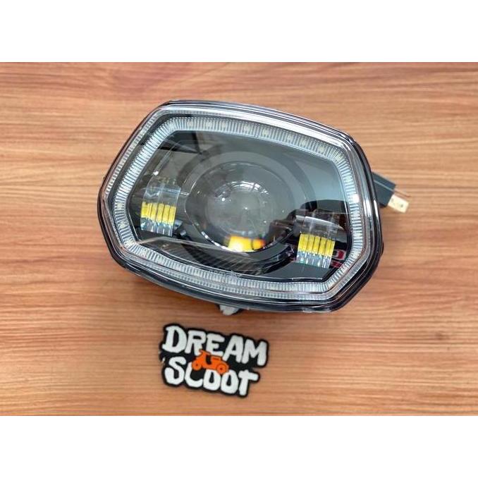 Headlamp Daymaker Luigy DRL Vespa Sprint Daymaker Vespa Headlamp Vespa