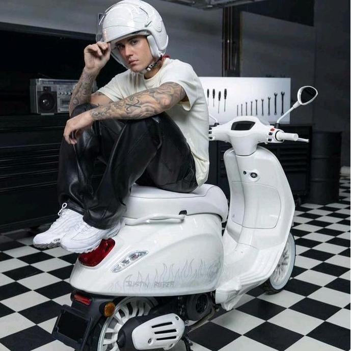 JOK VESPA SPRINT JUSTIN BIEBER, COVER JOK motor PREMIUM VESPA JUSTIN BIEBER Motor, vespa sprint 150,