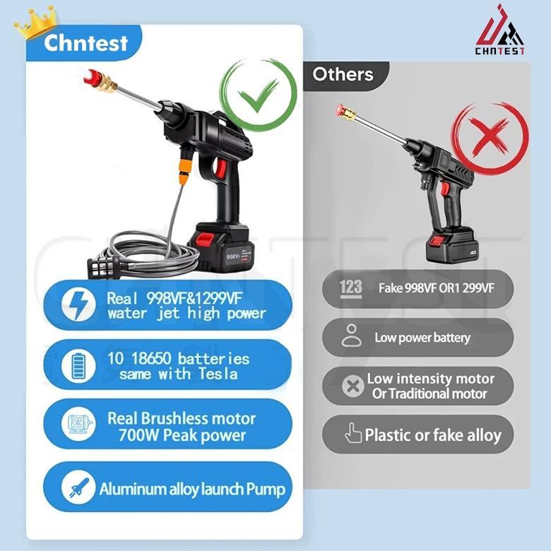TERLARIS CHNTEST 999VF 150Bar Alat Cuci MotorMobil Mesin Mini Portable semprotancuci motor alat penc