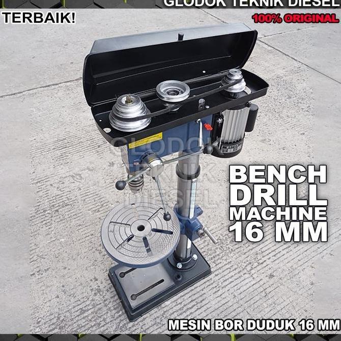 FYP MESIN BOR DUDUK 16MM / BENCH DRILL BOR BESI TERBAIK ''