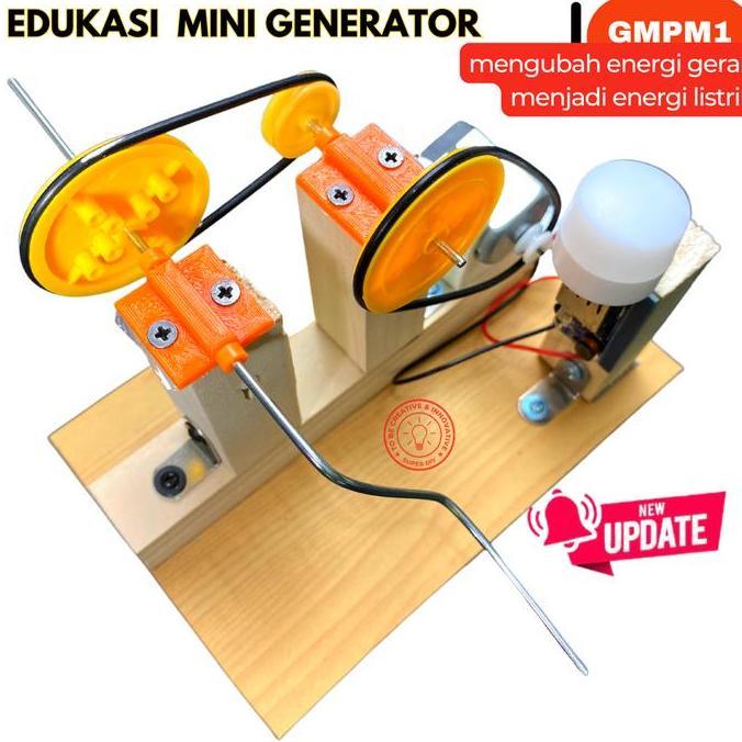 KIT EDUKASI PEMBANGKIT LISTRIK TENAGA MATAHARI SOLAR CELL PANEL SURYA PLTS GENERATOR MINI KIPAS TENA