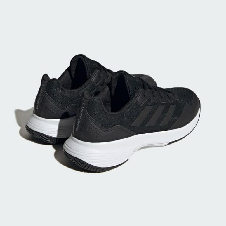 BESTPROMO [ SEPATU TENIS LAPANGAN ADIDAS GAME COURT 2 MEN 2023 - HITAM ]