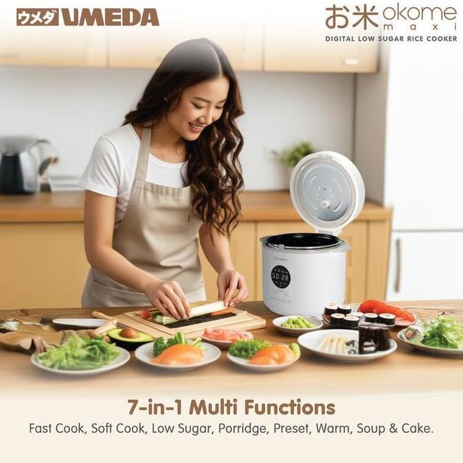 Sale Umeda Okome Maxi Low Sugar Smart Rice Cooker 2 Liter