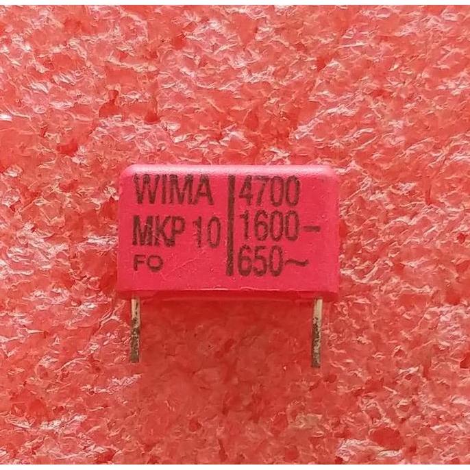 CAPACITOR KAPASITOR MKP 1600V/VDC 4.7NF WIMA SD27