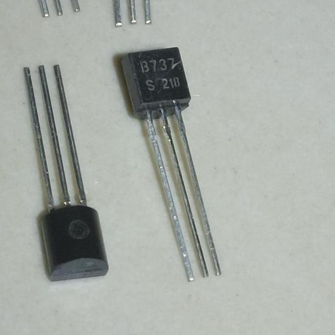 20 BUAH 20PCS B737 TO-92 2SB737 2SB 737 SILICON BIPOLAR TRANSISTOR BJT 300MA 40V PNP PREAMP MIXER AU