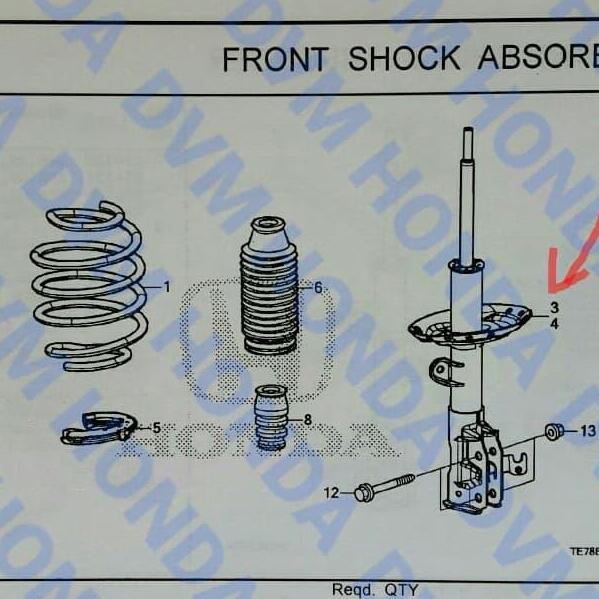 Shockbreaker Depan IKYBI Brio/Mobilio